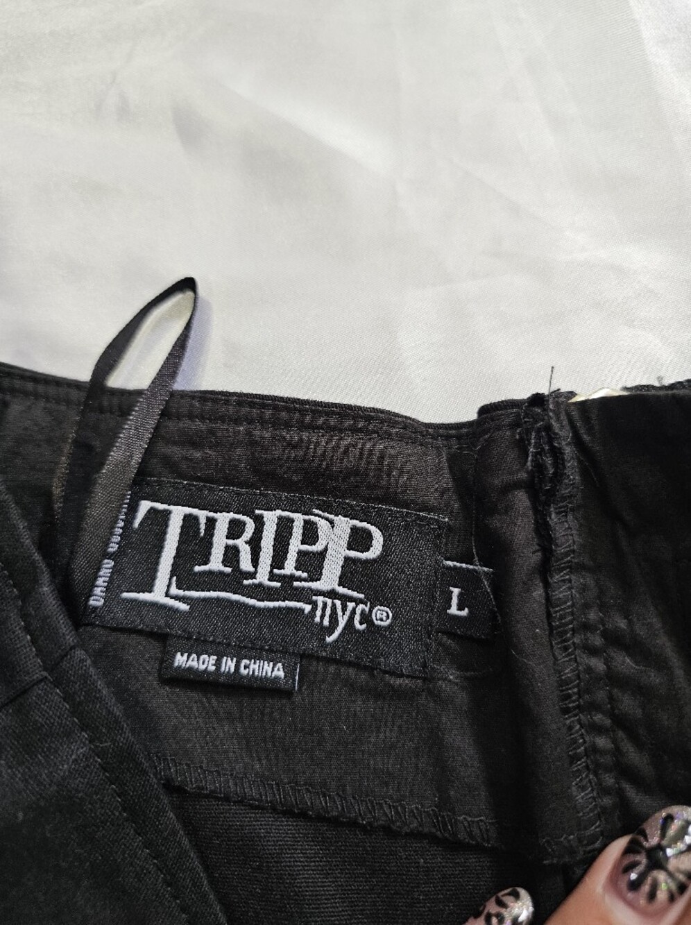 Tripp NYC Black & White Plaid Mini Skirt - Picture 6 of 9